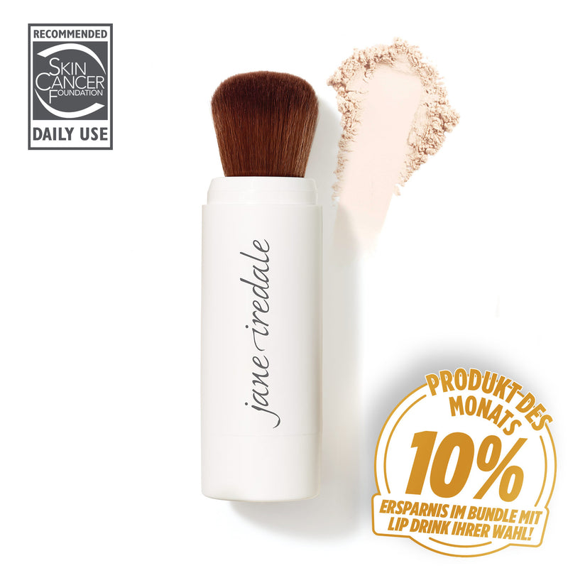 jane iredale - Powder-Me SPF Brush - Translucent - Nachfüllbarer Make-up Pinsel - jane iredale Mineral Make-up - ZEITWUNDER Onlineshop - Kosmetik online kaufen