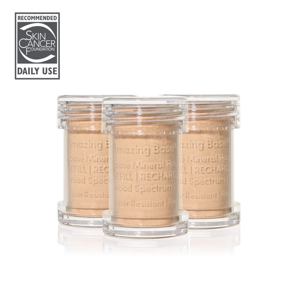jane iredale - Amazing Base Refillable Brush - Honey Bronze - 3er Refill - Make-up Pinsel Refill - jane iredale Mineral Make-up - ZEITWUNDER Onlineshop - Kosmetik online kaufen