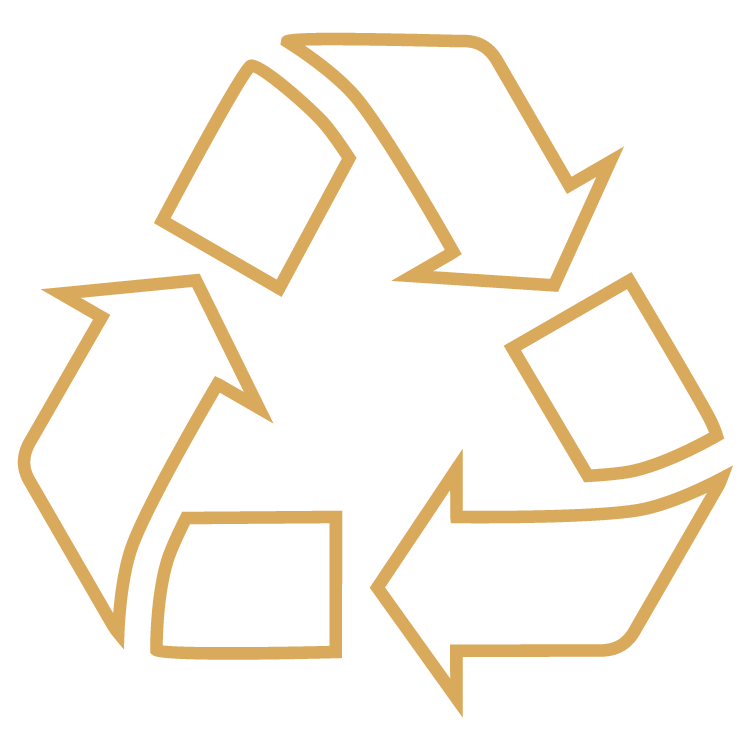 Das Symbol für Recycling, bestehend aus drei Pfeilen die im Uhrzeigersinn einen Kreislauf abbilden