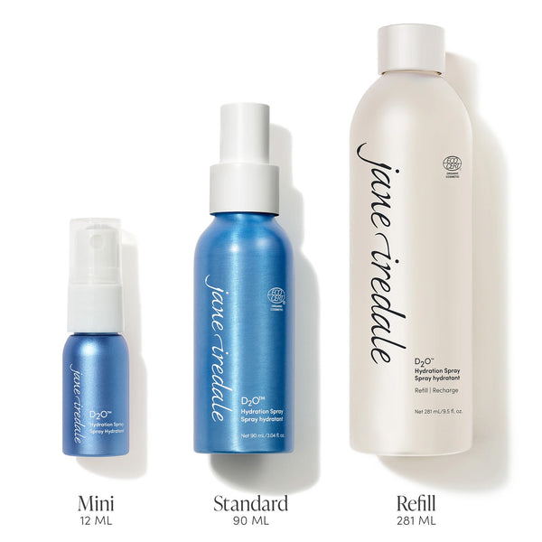 jane iredale - D2O Hydration Spray Refill - Feuchtigkeitsspray Refill - jane iredale Mineral Make-up - ZEITWUNDER Onlineshop - Kosmetik online kaufen
