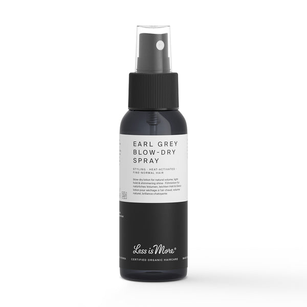 Less is More - Earl Grey Blow-Dry Spray - Reisegröße - Haarstyling - Less is More - ZEITWUNDER Onlineshop - Kosmetik online kaufen