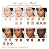 jane iredale - Skintuition SPF 30 Radiance-Boosting Liquid Foundation - 54 Medium Dark - Flüssige Foundation - jane iredale Mineral Make-up - ZEITWUNDER Onlineshop - Kosmetik online kaufen