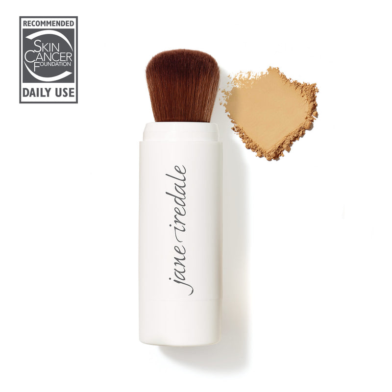 jane iredale - Amazing Base Refillable Brush - Golden Glow - Nachfüllbarer Make-up Pinsel - jane iredale Mineral Make-up - ZEITWUNDER Onlineshop - Kosmetik online kaufen