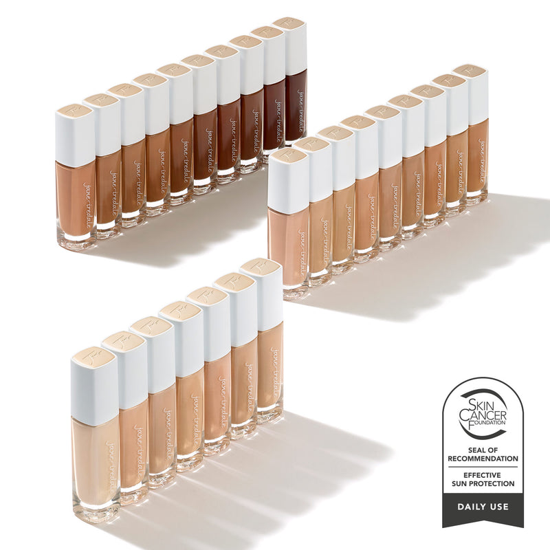 jane iredale - Skintuition SPF 30 Radiance-Boosting Liquid Foundation - 54 Medium Dark - Flüssige Foundation - jane iredale Mineral Make-up - ZEITWUNDER Onlineshop - Kosmetik online kaufen