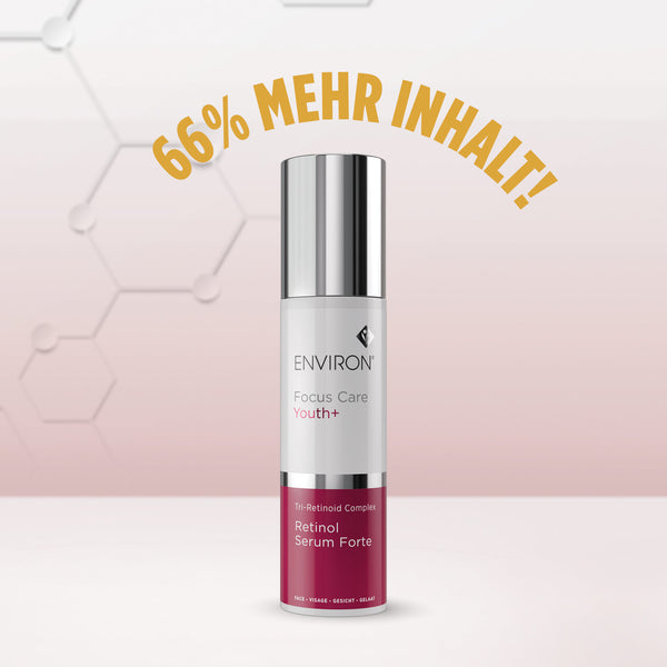 ENVIRON - Focus Care Youth+ Tri-Retinoid Complex Retinol Serum Forte - Limited Edition - Feuchtigkeitspflege - Environ Skin Care - ZEITWUNDER Onlineshop - Kosmetik online kaufen