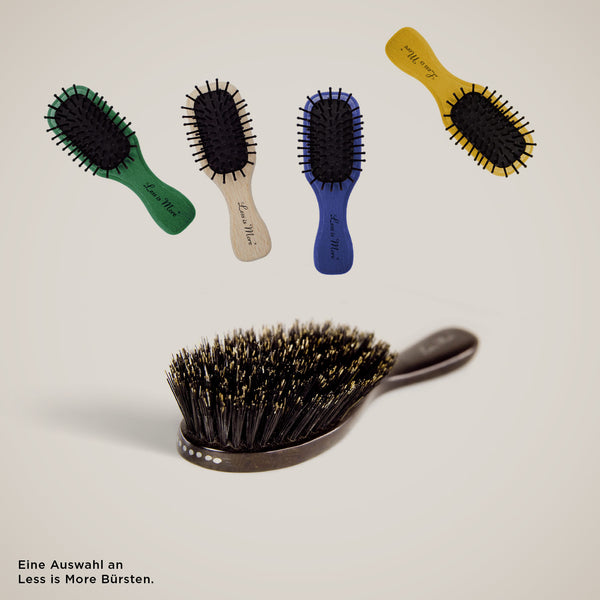Less is More - Mini Brush - Nylon (Orange) - Haarbürste - Less is More - ZEITWUNDER Onlineshop - Kosmetik online kaufen