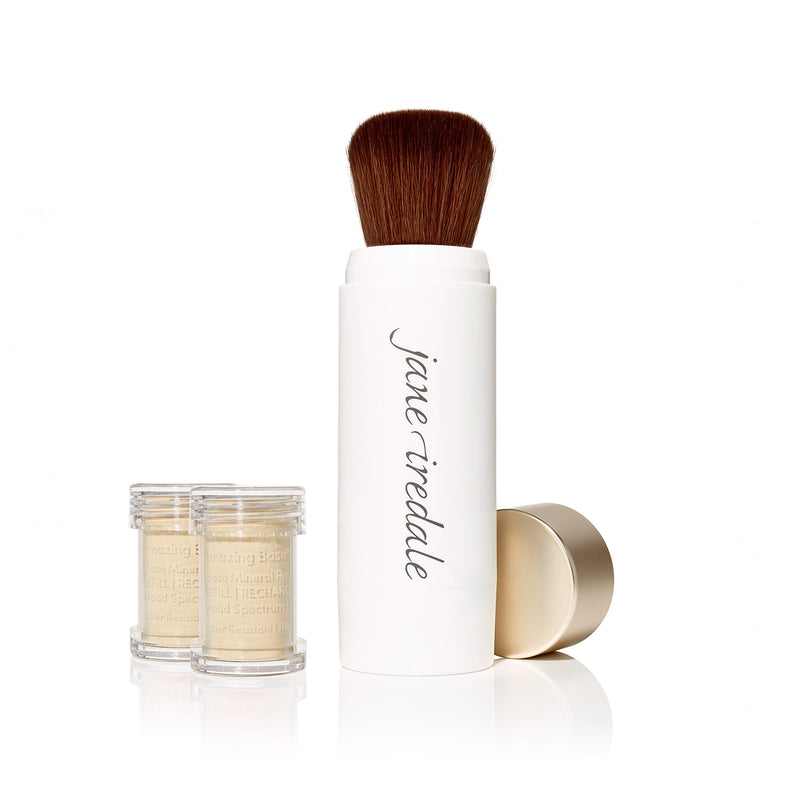 jane iredale - Amazing Base Refillable Brush - Bisque - Nachfüllbarer Make-up Pinsel - jane iredale Mineral Make-up - ZEITWUNDER Onlineshop - Kosmetik online kaufen