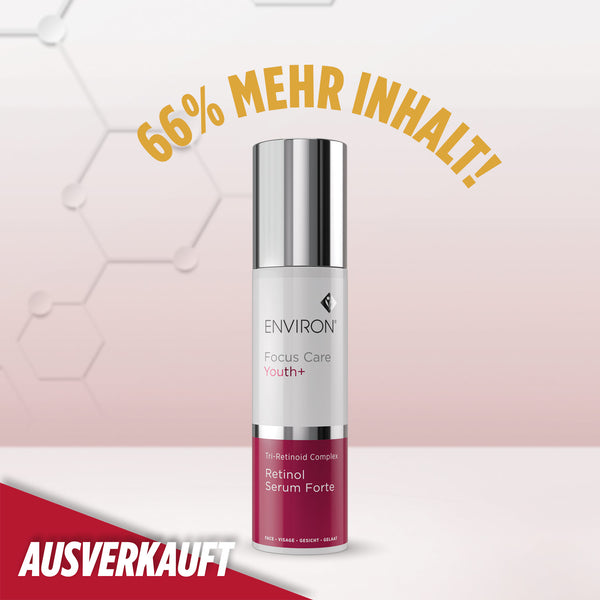 ENVIRON - Focus Care Youth+ Tri-Retinoid Complex Retinol Serum - Limited Edition - Feuchtigkeitspflege - Environ Skin Care - ZEITWUNDER Onlineshop - Kosmetik online kaufen