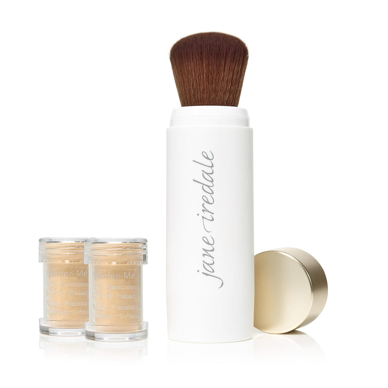 jane iredale - Powder-Me SPF Brush - Tanned - Nachfüllbarer Make-up Pinsel - jane iredale Mineral Make-up - ZEITWUNDER Onlineshop - Kosmetik online kaufen