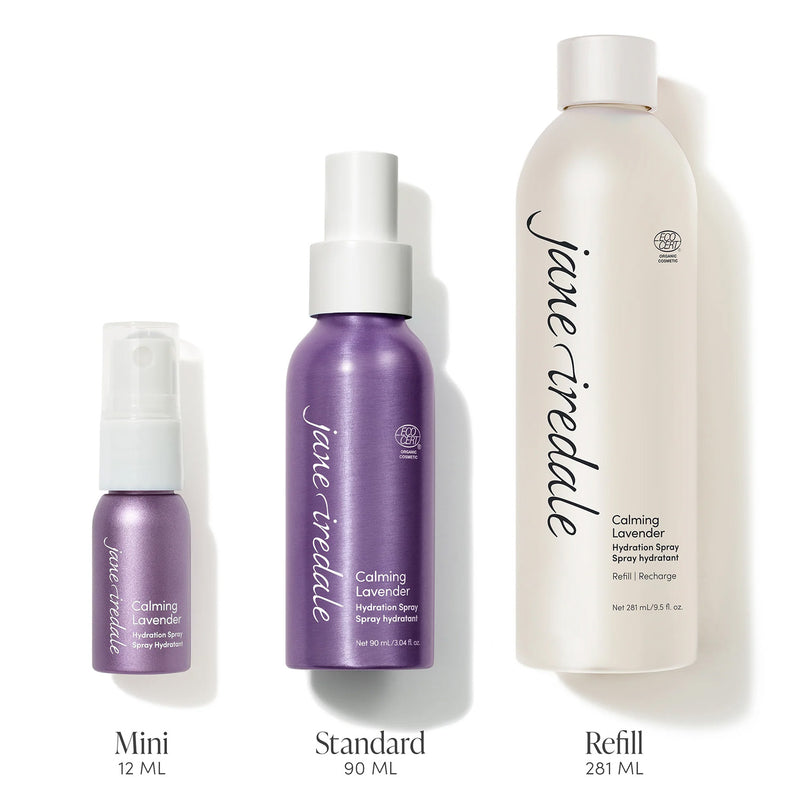 jane iredale - Calming Lavender Hydration Spray Mini - Feuchtigkeitsspray - jane iredale Mineral Make-up - ZEITWUNDER Onlineshop - Kosmetik online kaufen