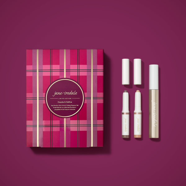 jane iredale - Dazzle & Define Eye Shadow Stick Mini & Tubing Mascara Set - Limited Edition - Make-up Kit - jane iredale Mineral Make-up - ZEITWUNDER Onlineshop - Kosmetik online kaufen