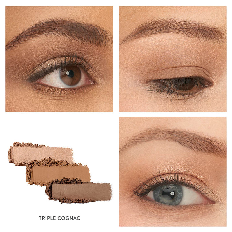 jane iredale - Triple Eye Shadow - Triple Cognac - Lidschatten - jane iredale Mineral Make-up - ZEITWUNDER Onlineshop - Kosmetik online kaufen