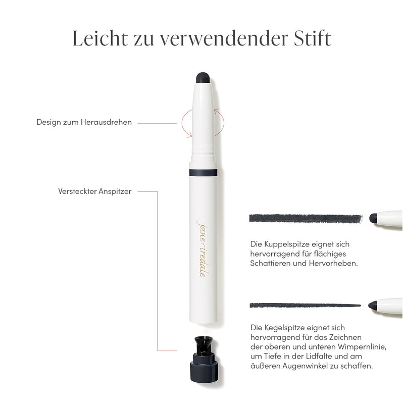 jane iredale - ColorLuxe Eye Shadow Stick - Midnight - Lidschattenstift - jane iredale Mineral Make-up - ZEITWUNDER Onlineshop - Kosmetik online kaufen