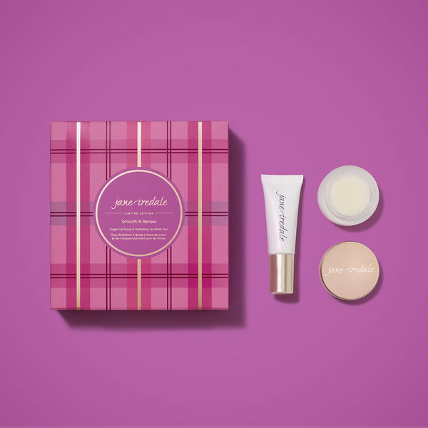 jane iredale - Smooth & Renew Sugar Lip Scrub & Hydrating Lip Mask Duo - Limited Edition - Lippenpflege - jane iredale Mineral Make-up - ZEITWUNDER Onlineshop - Kosmetik online kaufen