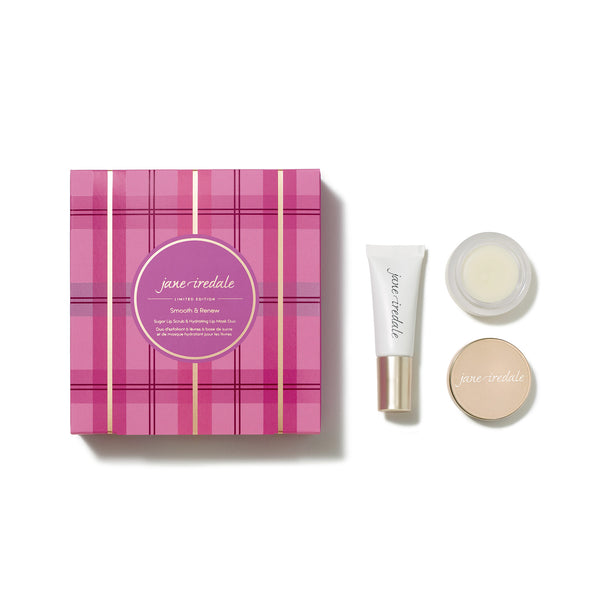 jane iredale - Smooth & Renew Sugar Lip Scrub & Hydrating Lip Mask Duo - Limited Edition - Lippenpflege - jane iredale Mineral Make-up - ZEITWUNDER Onlineshop - Kosmetik online kaufen