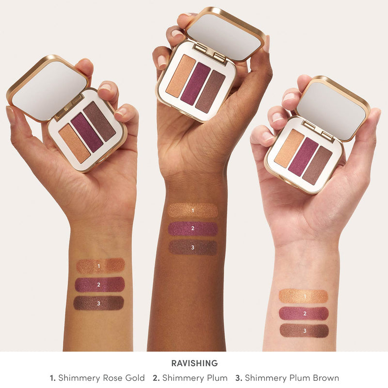 jane iredale - Triple Eye Shadow - Ravishing - Lidschatten - jane iredale Mineral Make-up - ZEITWUNDER Onlineshop - Kosmetik online kaufen