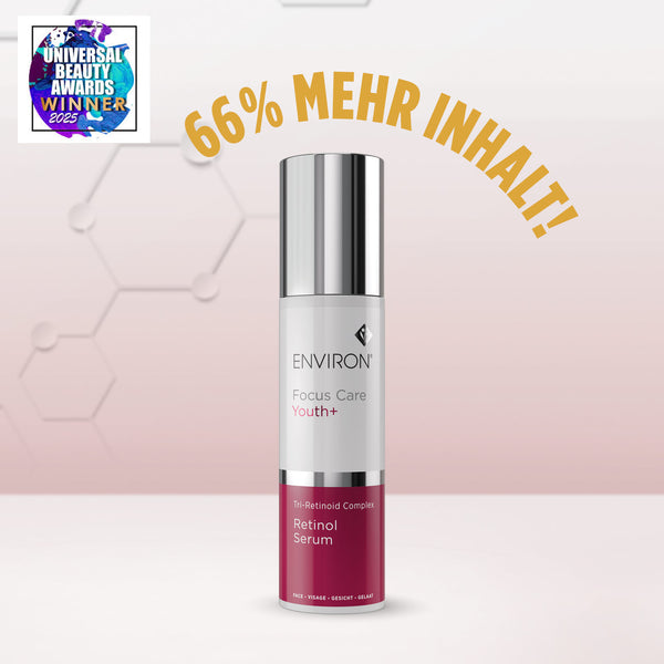 ENVIRON - Focus Care Youth+ Tri-Retinoid Complex Retinol Serum - Limited Edition - Feuchtigkeitspflege - Environ Skin Care - ZEITWUNDER Onlineshop - Kosmetik online kaufen