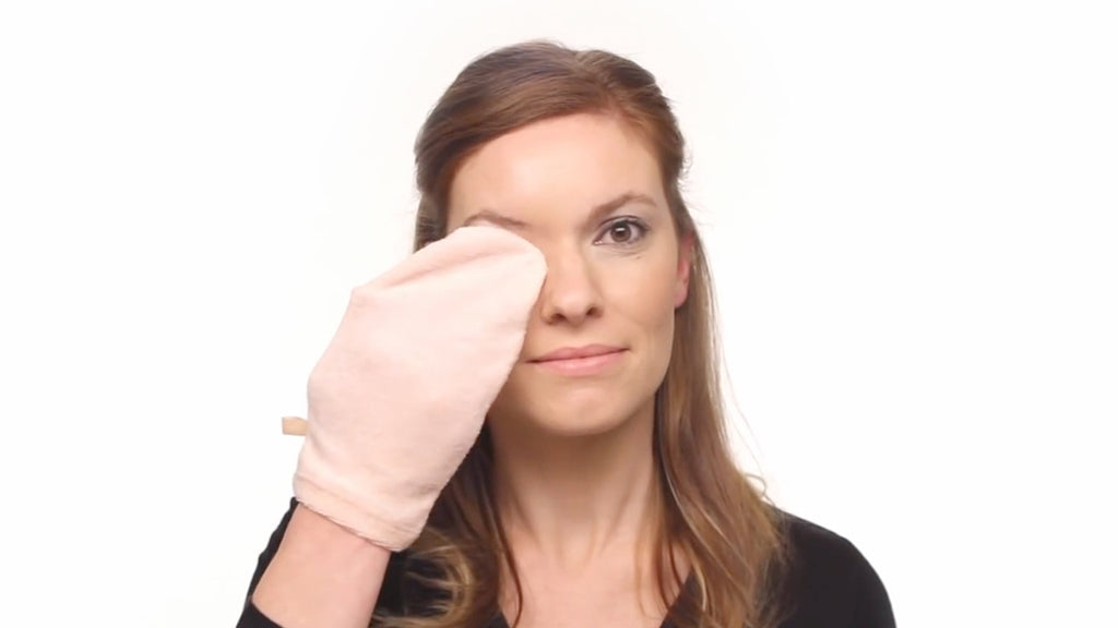 jane iredale - Magic Mitt Peach - Waschhandschuh - jane iredale Mineral Make-up - ZEITWUNDER Onlineshop - Kosmetik online kaufen